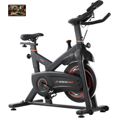 Träningsmaskiner Bed Bath & Beyond Exercise Bike, Adjustable Magnetic Resistance Stationary Bike, Indoor Cycling Bike for Home Cardio, Workout Bike Black (40 lbs flywheel)