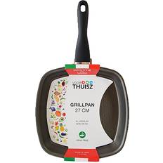 Zwart Grillpannen Thuisz Como Grillpan 27 cm