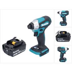 Makita Schlagschrauber Makita DTD 157 F1 Akku Schlagschrauber 18 V 140 Nm 1/4" Brushless 1x Akku 3,0 Ah