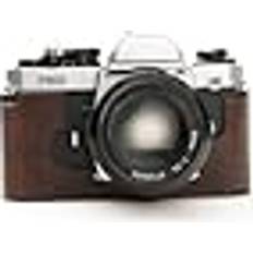 Handgjort Äkta Läder Halvkamerafodral för Nikon FM2 FM FM2n FE FE2