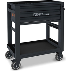 Beta Tools 3-Drawer Rolling Tool Cart, Lockable, Anti-Fall Edge, 51000607