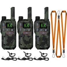 Baofeng Walkie Talkies Baofeng GT-18 Walkie Talkies for Kids Adult, License Free Long Range Rechargeable FRS Two Way Radio,1500mAh Battery, 22 Channels with NOAA, Scan for Camping Hiking Family, 3 Pack