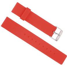 Red Watch Straps Uxcell 18mm Silicone Rubber Watch Band