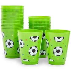 Gobelets en Papier Blue Panda Lot 16 Gobelets Füte Rúutilisables Plastique Football