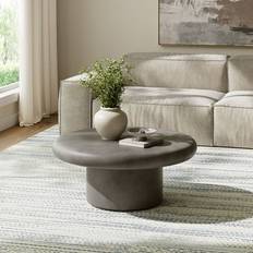 Outdoor Coffee Tables modway Argos Round Coffee Table 14.4 H x 33.86 W x 33.86 L