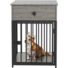 Latitude Run Decorative Dog Kennel with Drawer Small