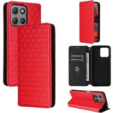 Leather Flip Wallet Case for Moto G15 Power