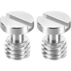 2pcs 3/8-16 Thread Flat Slot Tripod Screws