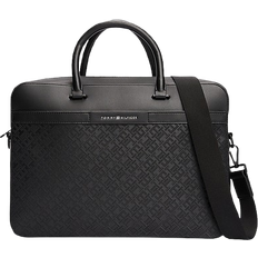 Tommy Hilfiger Monogram Laptop Bag - Black