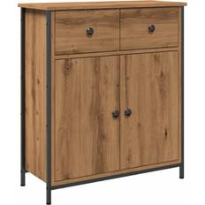 Grå Skænke vidaXL Wood Artisan Oak Skænk 70x80cm