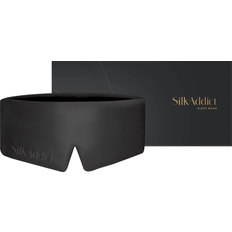 Silk Addict 100% Mulberry Silk Sleep Mask Wrap - Black