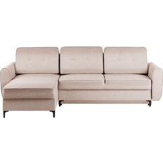 Beliani Modern Brown Sofa 253cm 3 Seater