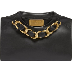 Balmain Crewneck T-shirt Pouch Clutch Bag - Noir