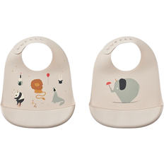 Liewood Tilda Silicone Bib 2-pack Circus/Sandy