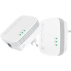 Strong Accesspunkter, Bryggor & Repeatrar Strong Powerline 600 Duo Mini 2-Pack