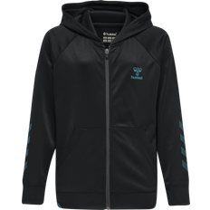 Hummel Kid's GG12 Action Zip Hoodie - Black Deep Lagoon (213939-2951)