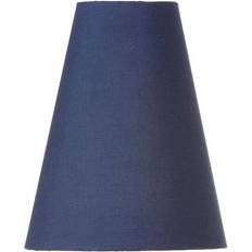 Blåa - Linne Lampskärmar Armaturhantverk Tulip Blue Lampskärm ∅ 16cm