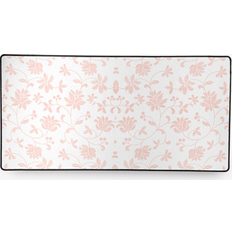 Pink Desk Mats East Urban Home Lanny Large Traditional Bird Floral Desk Pad 0.125 H x 31.5 W x 15.75 D