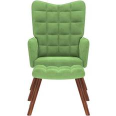 Hout Fauteuils vidaXL 4016824 Light Green Armchair 95.5cm