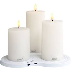 Sirius Sille White LED-ljus 10cm 3st