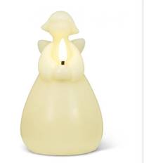Angel Beige LED Candle 6"