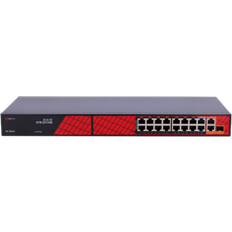 SAFire Switche SAFire PoE Switch 300W 14x30W 2x60W