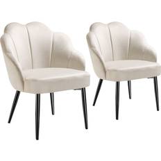 tectake Cocktail Beige Loungestol 80.5cm 2st