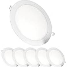 Downlights led Jandei Pack x 6 Infällda LED-Downlights 18W 1440 Lumen Spotlight