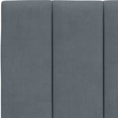 Conjuntos de Cama vidaXL Cama Con Colchón Terciopelo Gris Oscuro 120x200 cm