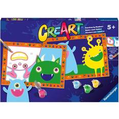 Multikleur Diamantschilderijen Ravensburger CreArt Monsters Funny Monsters