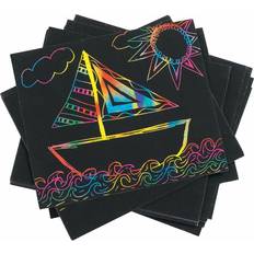 Scratch Card Rainbow Colors Set 100pcs