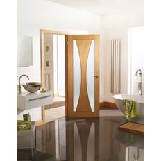 Doors XL Joinery Verona Oak Obscure Glass 2040 926 x 40 mm Interior Door (x)