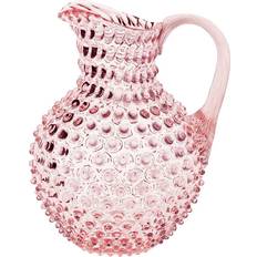Klimchi Hobnail Jug Rosaline Serving And Trays Pink Pitcher
