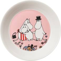 Valkoinen Jälkiruokalautaset Moomin Arabia Family Time 15 cm Dessert Plate 15cm