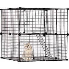 Large 2-Tier Cat Cage 28 x 28 x 28 in