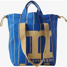 Marimekko Käsilaukut Marimekko Mono City Tote Puhveli - Sininen