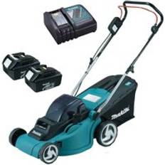 Lawn Mowers Makita DLM380RFE 18V Cordless Lawn Battery Powered Mower