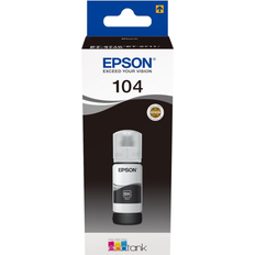 Epson EcoTank 104 Genuine Ink Bottle - Black