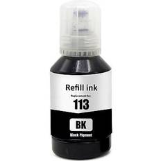 Go Inks Black Printer Ink Bottle 140ml - Black