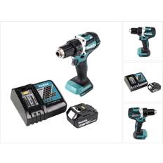 Makita Kohlebürstenfrei Set Makita DDF 484 RG1 Akku Bohrschrauber 18 V 54 Nm 1x Akku 6,0 Ah Ladegerät