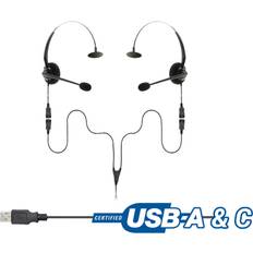 Usbc til usba Project Telecom Monaural USB-A USB-C Training Bundle