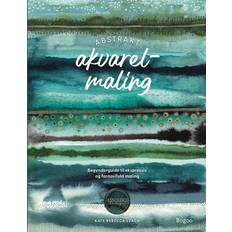 Hobby & Håndarbejde Bøger Abstrakt akvarelmaling Kate Rebecca Leach 9788776190774 (Indbundet, 2024)