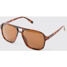 Mens Brown Tortoise Navigator Sunglasses