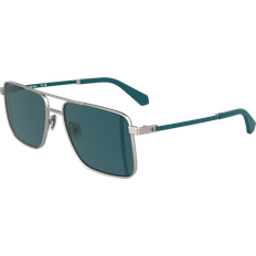 Solbriller Calvin Klein Jeans Solbriller Mænd - Matte Light Ruthenium Silver
