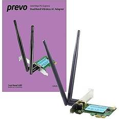 Network Cards & Bluetooth Adapters Prevo 1200Mbps Dual Band Wireless AC Adapter