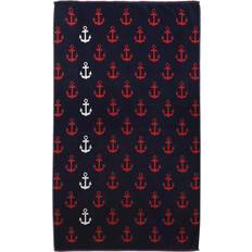 Red Bath Towels Refurbished Beach 100 x 170 cm Bath Towel Red