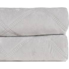 Velvet Bedspreads BigBuy Home Refurbished Pearl 180 x 1 x 260 cm Bedspread (260x)