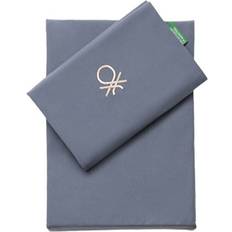 Benetton Tevere Dark Set 150 x 240 cm Set of 2 Duvet Cover Blue
