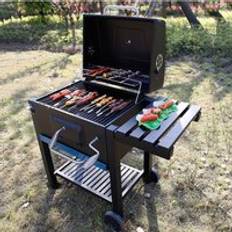 LivingAndHome Outdoor Charcoal BBQ Grill
