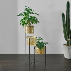 Accessori per vasi [en.casa] Porta Vasi da Interno Stand per Piante con 3